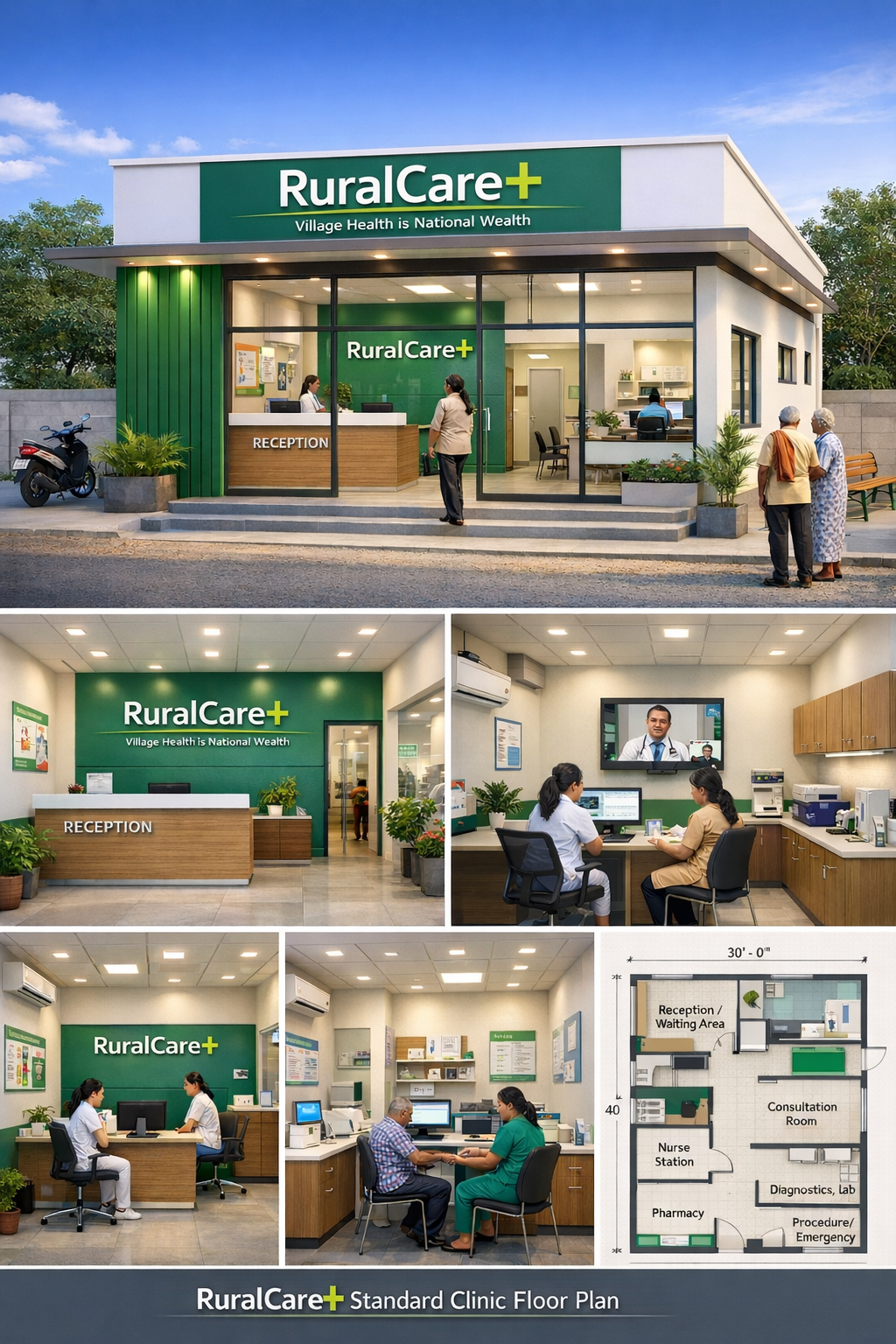 Small Rural Clinic Rural Care+
